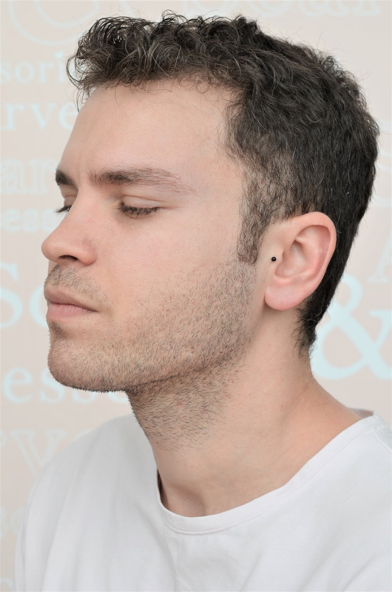 Erkek Çelik Piercing Tragus Helix Kıkırdak 8 mm