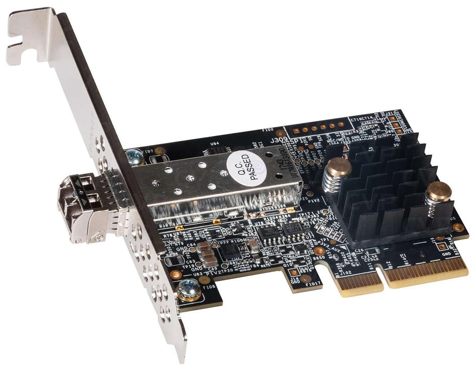 Sonnet Solo10G SFP + (Ethernet 1 Bağlantı Noktalı PCIe Kartı (SFP + [SR] dahil)