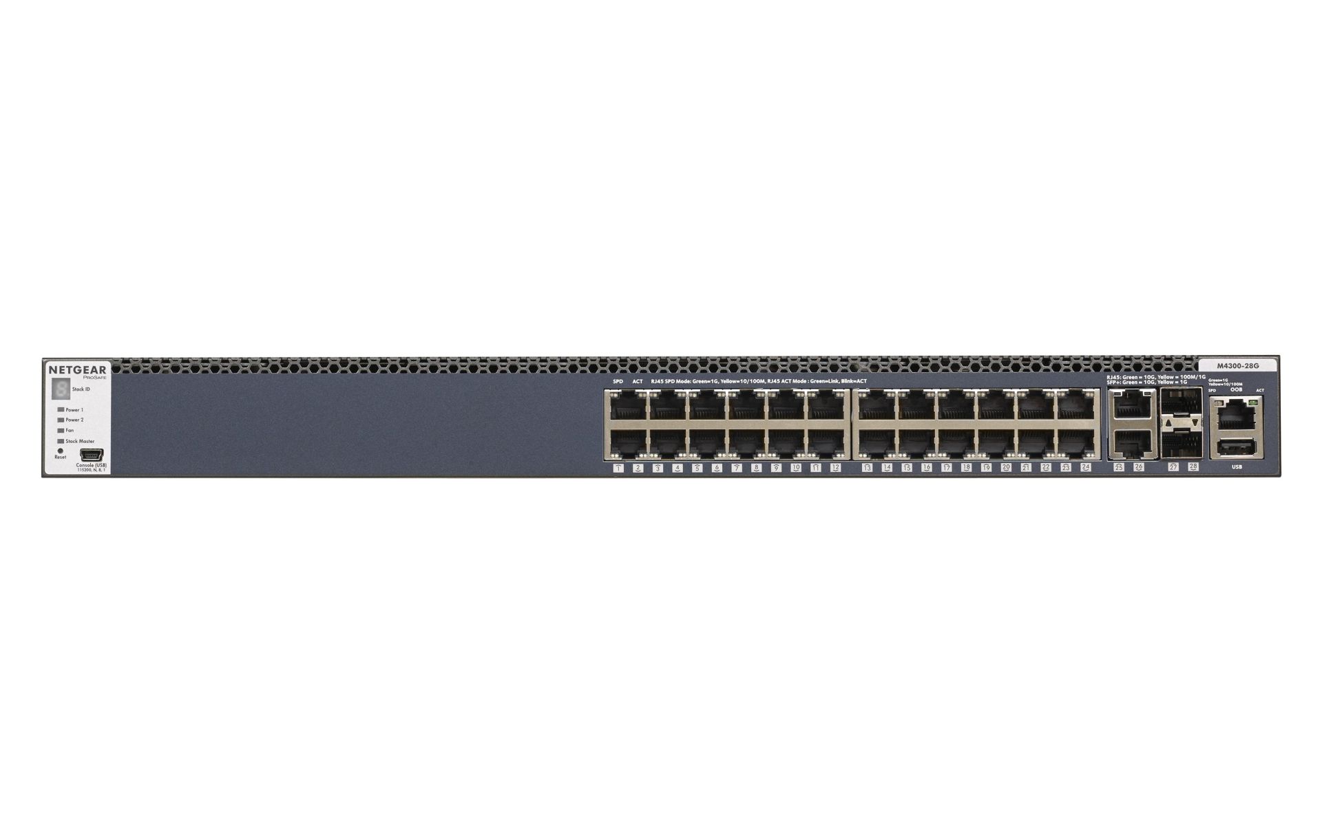 Netgear 24x1G, 2x10G, and 2xSFP+ Managed Switch