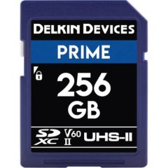 Delkin Devices 256GB Prime UHS-II (V60) SDXC Hafıza Kartı