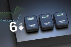 SYNCO G2(A1) PRO - Kablosuz Tekli Yaka Mikrofonu-(Şarj Kutulu)