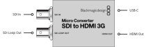 Micro Converter SDI to HDMI 3G wPSU