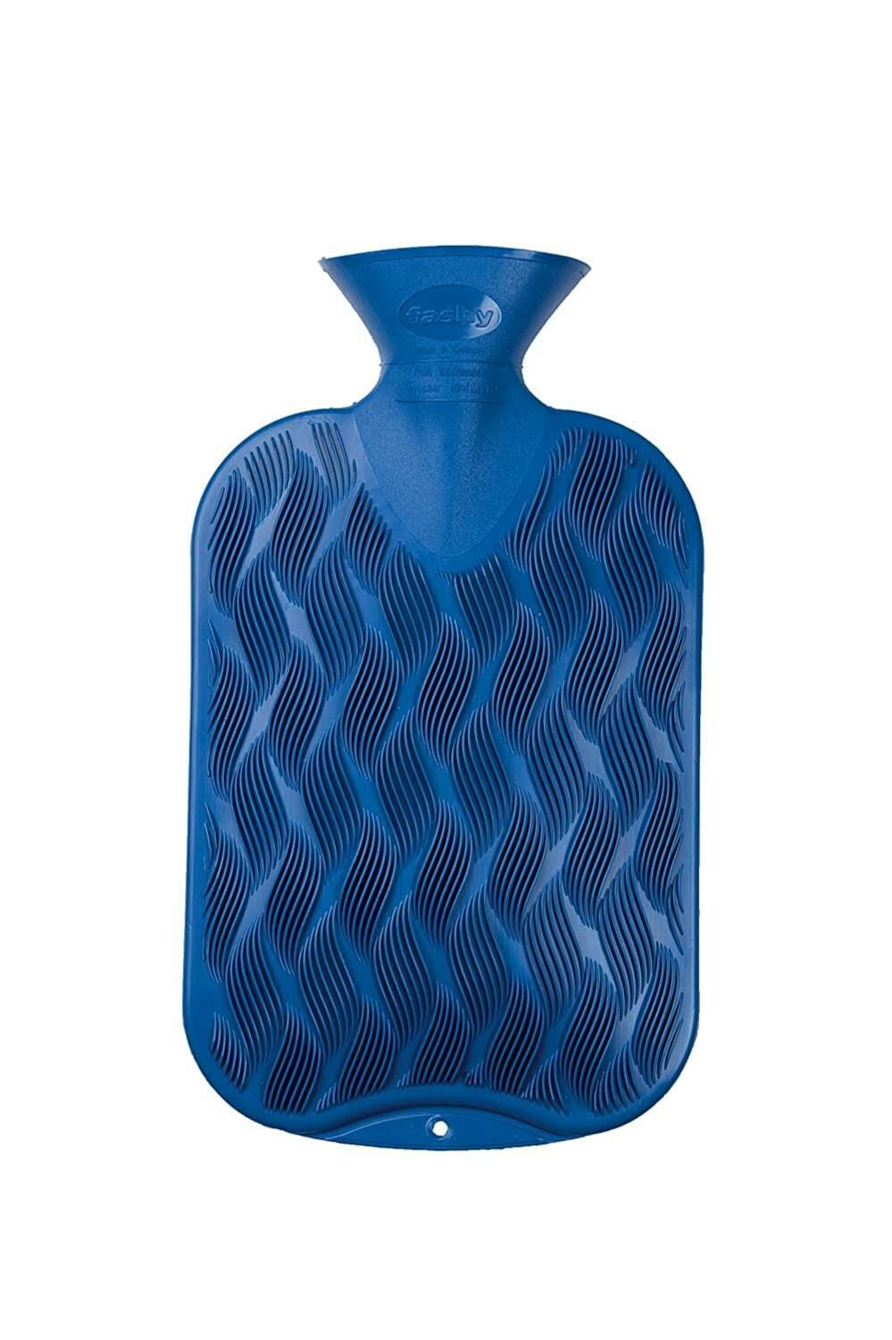 Fashy 6437-54 Dalga Desenli Sıcak Su Torbası - Mavi