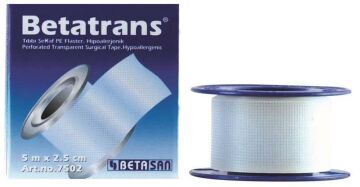 Betatrans Şeffaf Flaster 2,5 cm x 5 m - 10 Adet