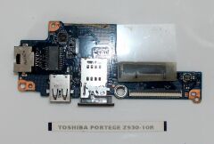 TOSHIBA PORTEGE Z930-10R USB SIM ETHERNET KART BOARD ANQTVWX4