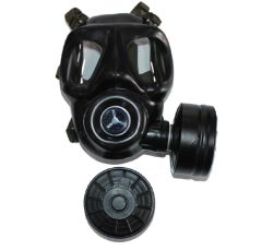 MKE SR6-Y Tam Yüz Askeri İş Güvenliği Gaz Maskesi + 2 Adet KBRN NBC Koruma MKE D12 Filtre