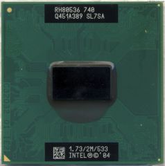 Intel Pentium M740 SL7SA 2M Cache 533 Mhz 1.73 Ghz İşlemci Cpu KQTUY238