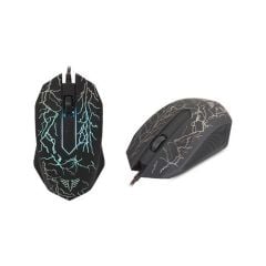 Everest KMX-88 Oyuncu USB Kablolu Q Klavye Mouse Set - Siyah