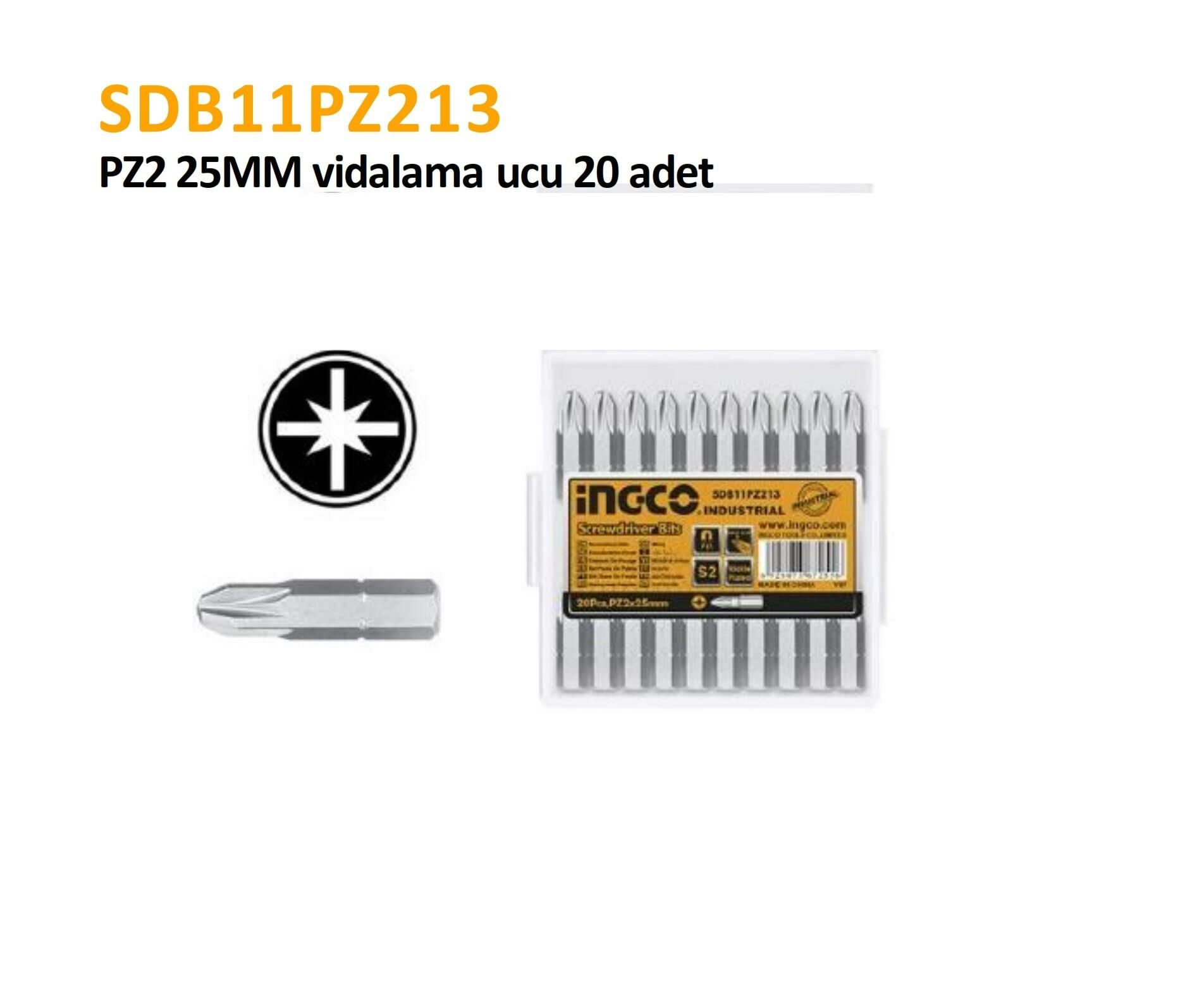 PZ2 25MM YILDIZ VİDALAMA UCU 1 PAKET