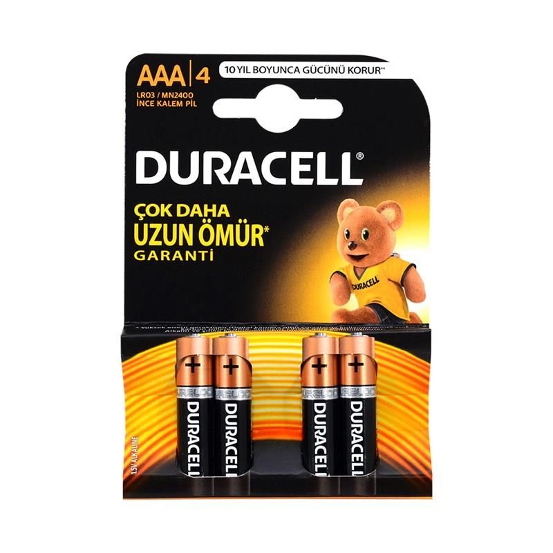 DURACELL İNCE KALEM PİL AAA-MN2400 K4