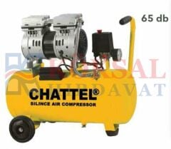 Chattel CHT-1224 Sessiz-Yağsız Kompresör 24 litre