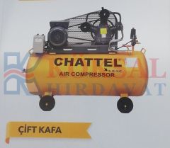 Chattel CHT-1221-12  Hava Kompresörü(Monofaze) 200 litre