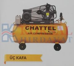 Chattel CHT-1221-12T Hava Kompresörü(Trifaze) 200 litre