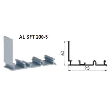 Mepa AL SFT 200-5 Alüminyum Üst Ray