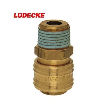 Ludecke ESM 14A 1-4 Erkek Stoper Gövde İç-Dış Dişli