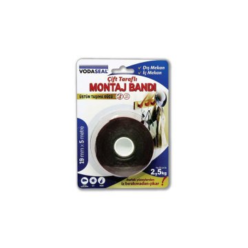 Vodaseal Çift Taraflı Montaj Bandı 19mmx5mt