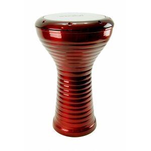 Darbuka Cast Red Pipe Patterned
