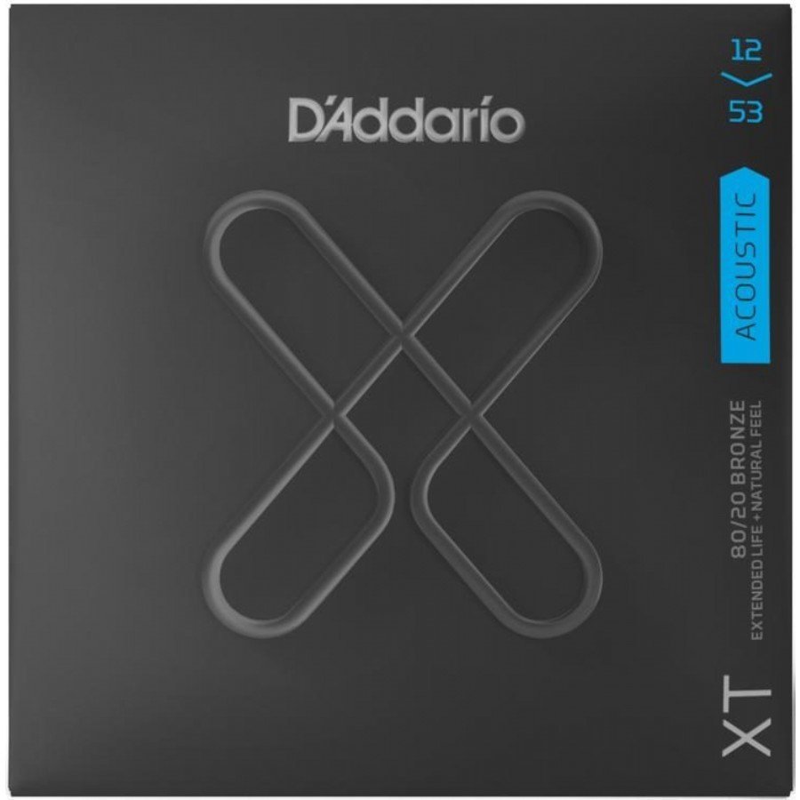 D'Addario XTABR1253 Light Set - Akustik Gitar Teli 12-53