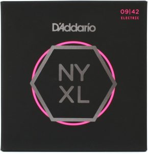 D'Addario NYXL0942 Nickel Wound, Super Light, 09-42 Takım Tel - Elektro Gitar Teli 009-42
