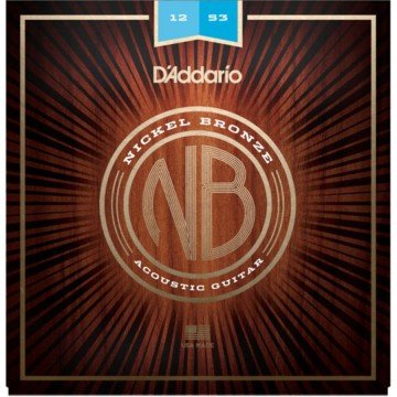 D'Addario NB1253 Nickel Bronze Light 12-53 Takım Tel - Akustik Gitar Teli 012-053