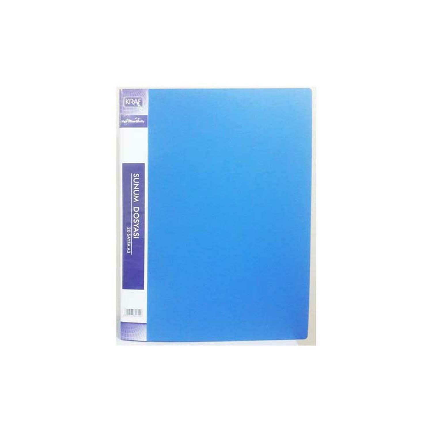 Kraf Sunum Dosyası 40Lı F40Ak Mavi