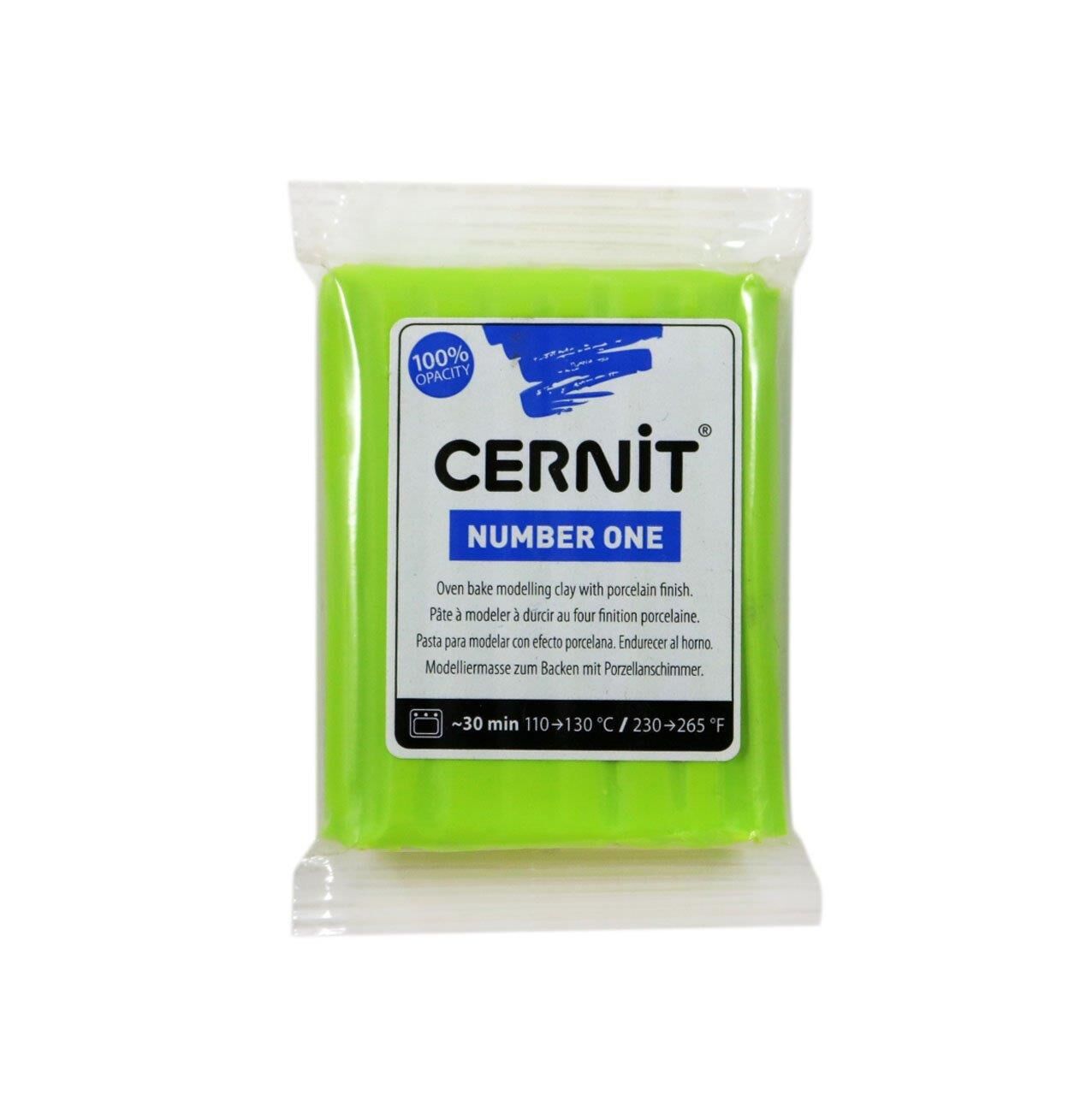 Cernit Number One Polimer Kil 56gr Lime Green 56601