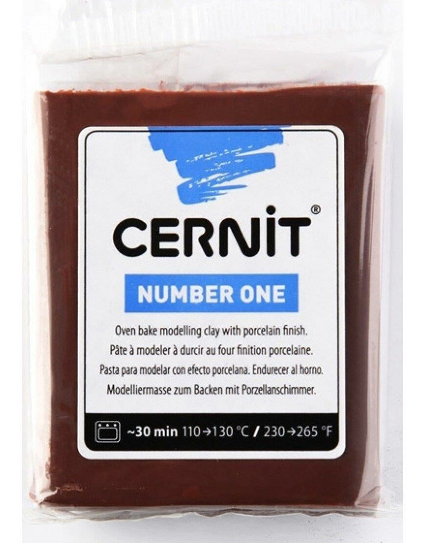 Cernit Number One Polimer Kil 56gr Brown 56800