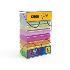 Silka Rainbow 8li Silgi Pastel Renkler