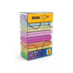 Silka Rainbow 8li Silgi Pastel Renkler