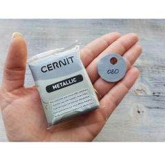 Cernit Metallic Polimer Kil 56g Silver 56080