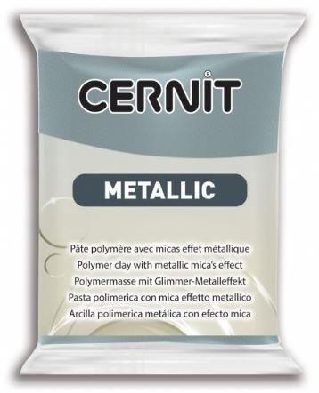 Cernit Metallic Polimer Kil 56g Steel 56167
