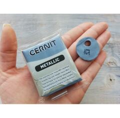 Cernit Metallic Polimer Kil 56g Steel 56167