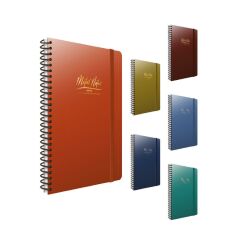 Gıpta Metal Notes A4 80yp Çizgili Sp Pp Kapak Defter 4469