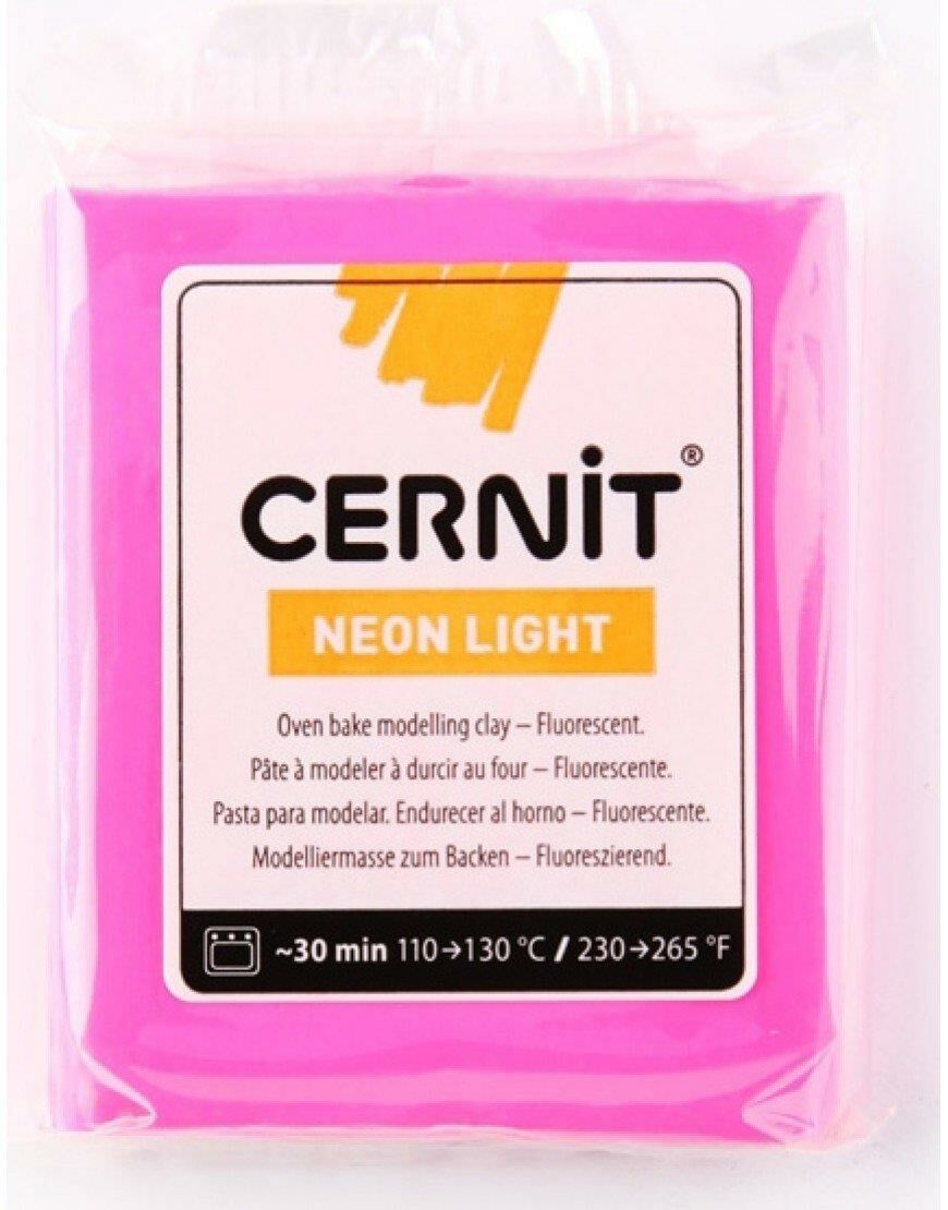 Cernit Neon Light Polimer Kil 56gr Neon Fuchsia  56922