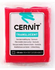 Cernit Translucent Polimer Kil 56gr Ruby Red 56474