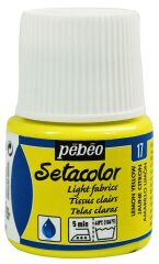 Kumaş Boyası Pebeo Trans.45Ml No:17 Lemon Yellow