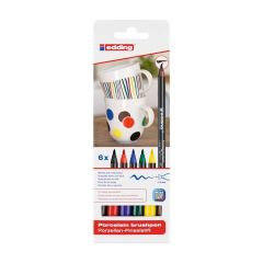 Edding Porselen Kalemi 6Lı Soğuk Renkler E-4200