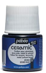 Seramik Boyası Pebeo 45Ml No:25 Sevres Blue*