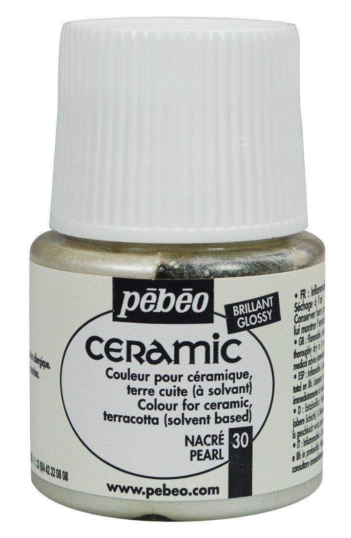 Seramik Boyası Pebeo 45Ml No:30  Perlmutt*