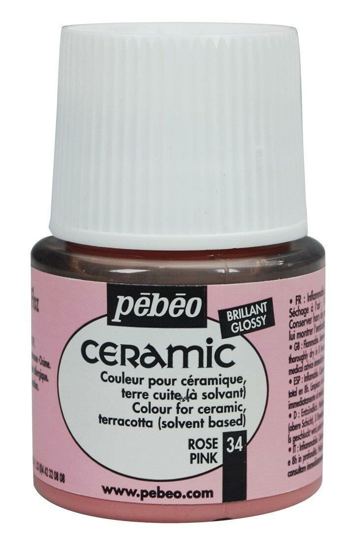 Seramik Boyası Pebeo 45Ml No:34 Rose