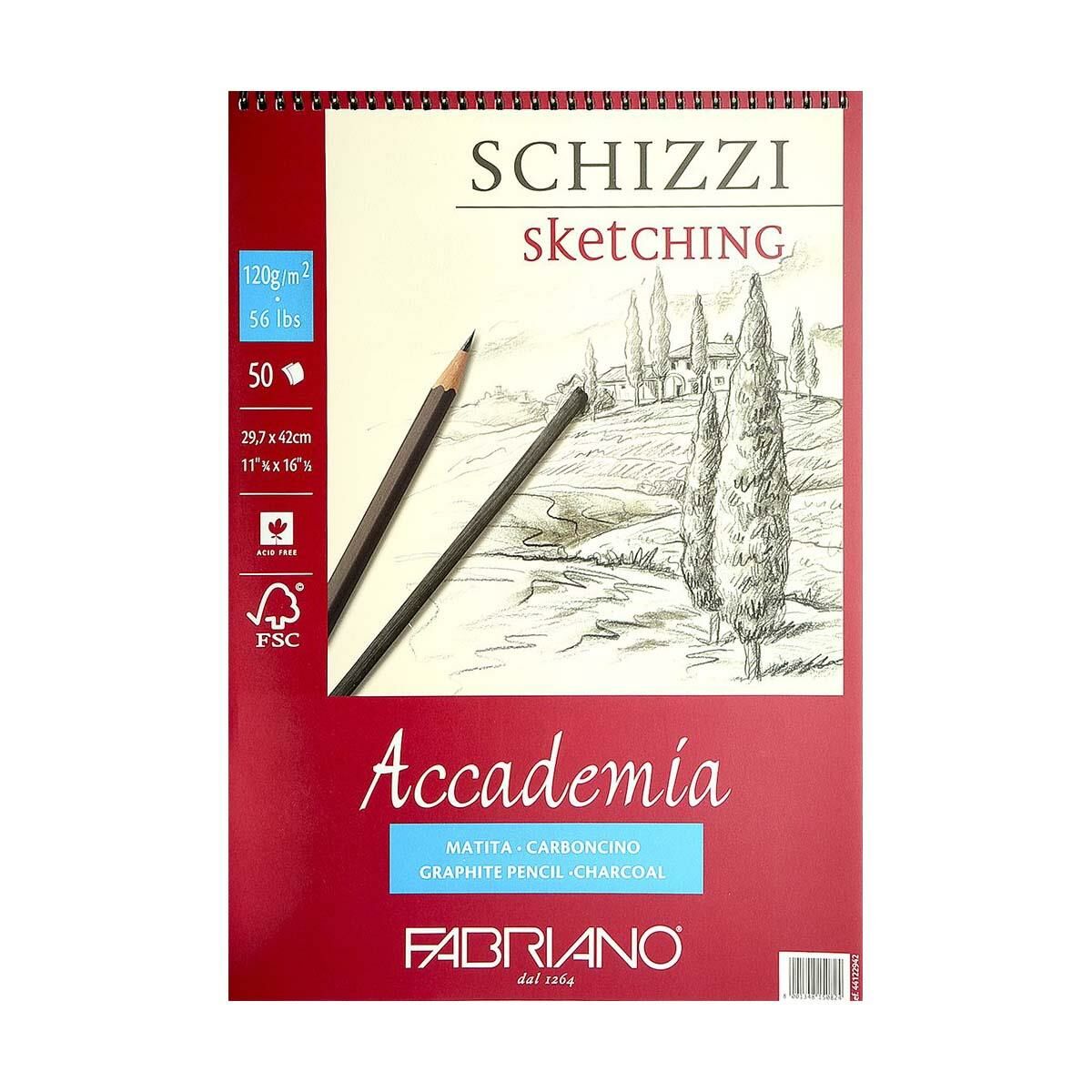 Sketchıng Book Fabrıano Accademıa 120Gr Spr. 29,7