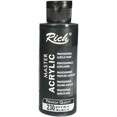 Rich 120Ml Akrilik Boya 120Ml 230 Siyah