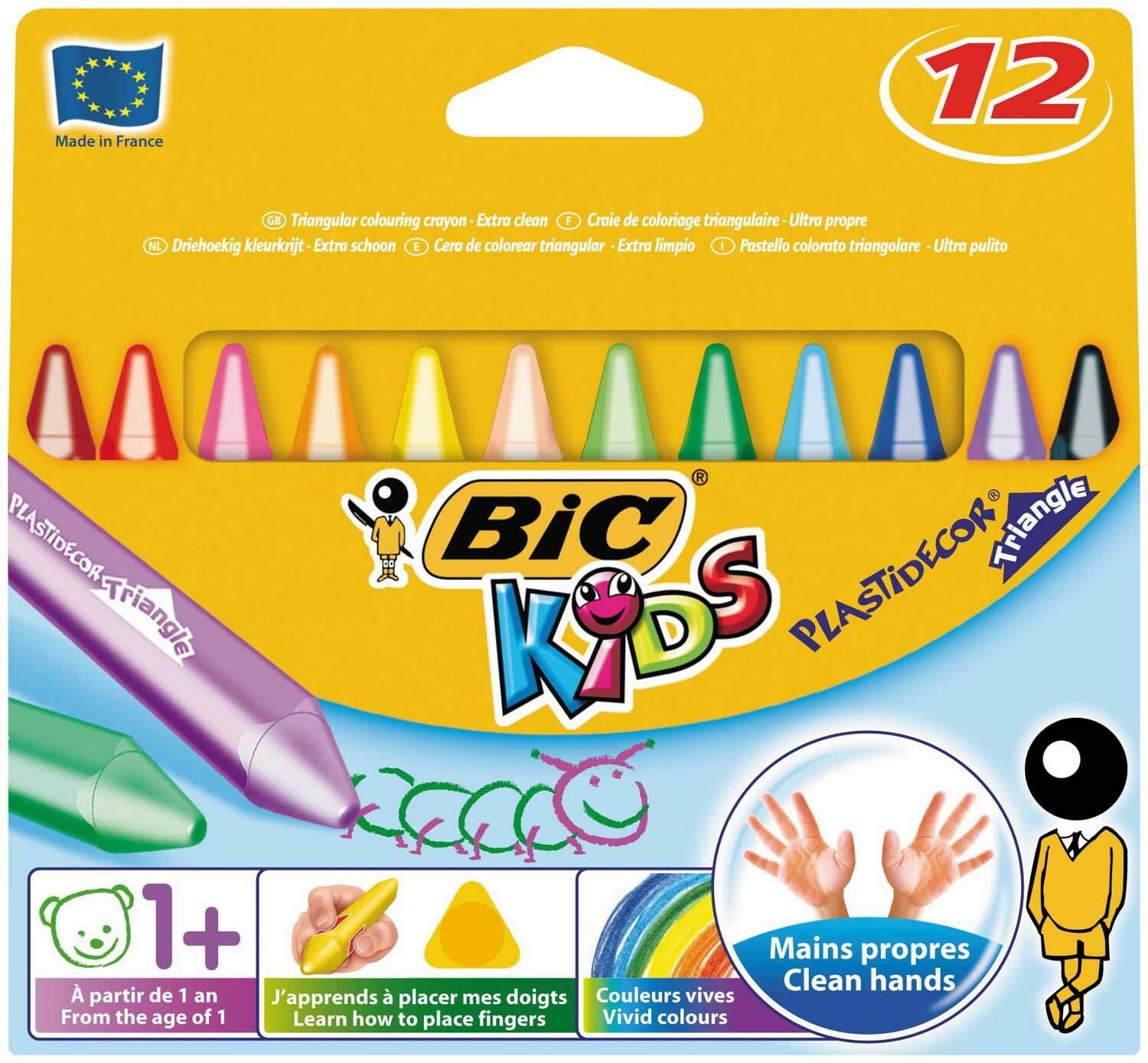 Bic Mum Boya 12Li Üçgen 829773