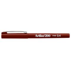 Artline 200 Fineliner 0,4 Dark Brown