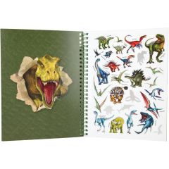 Dino World Colouring Book With Coloured Pencils 0411385-A