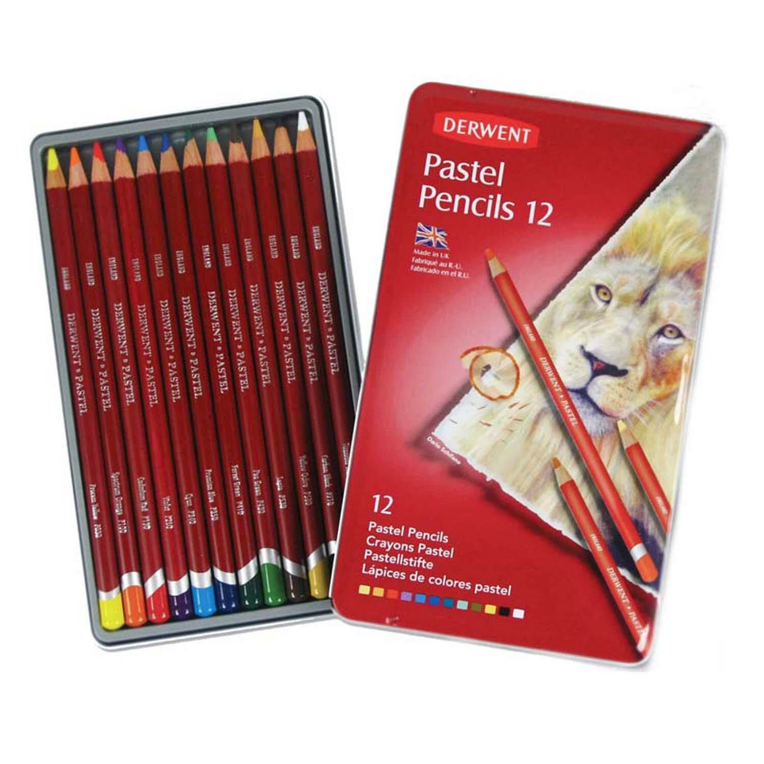 Derwent 12 Li Pastel Pencils Dw32991