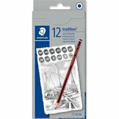 Staedtler Mars Tradition Dereceli Kara Kalem Seti 12li