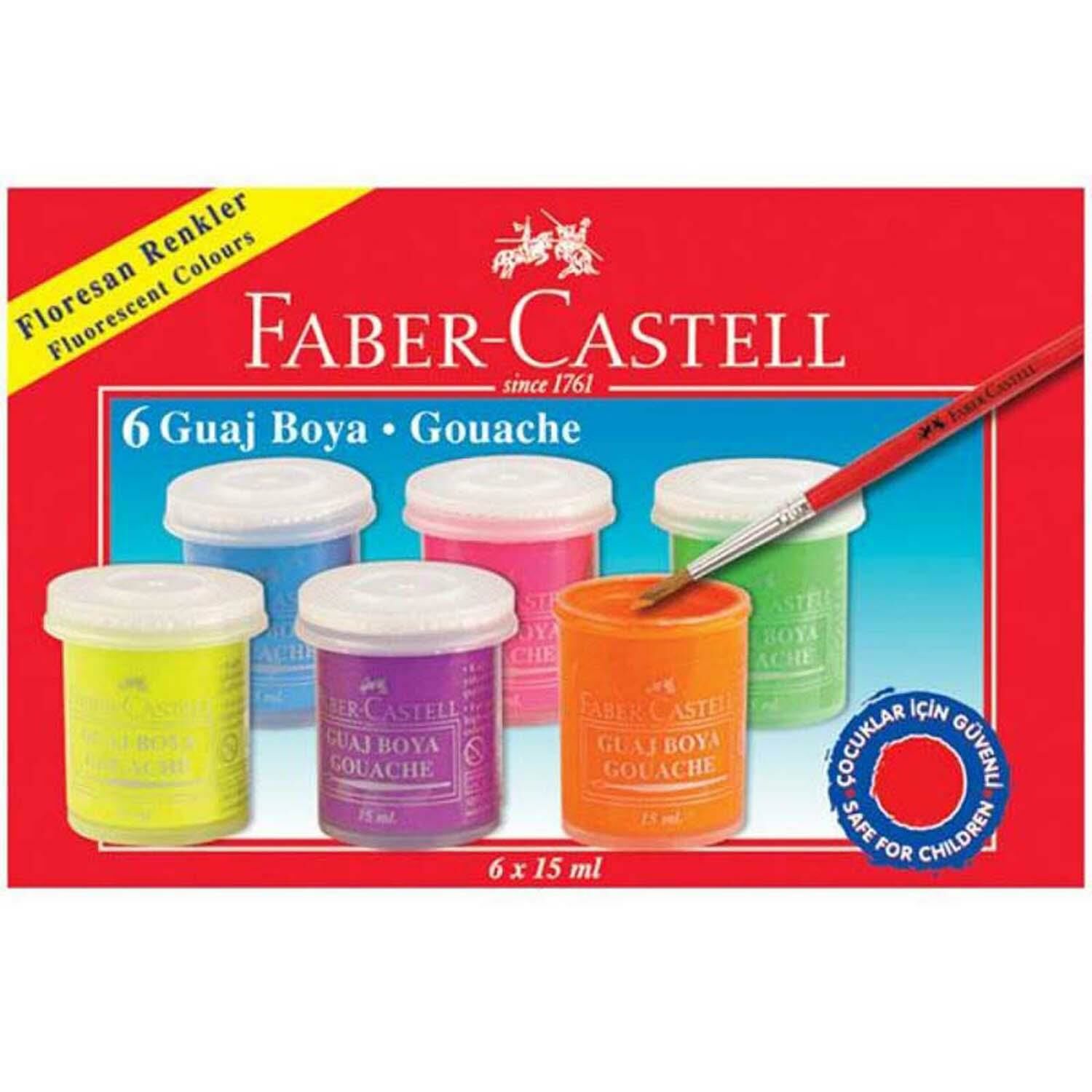 Faber-Castell Guaj Boya 6 Renk