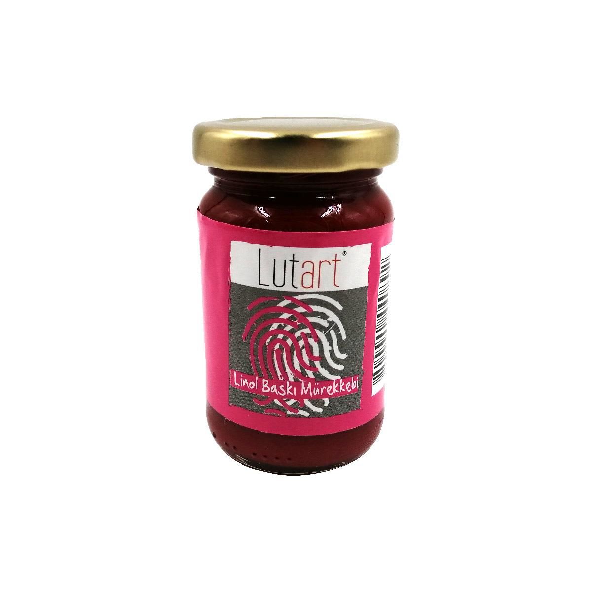 Lutart Magenta 100Ml Linol Baskı Mürekkebi