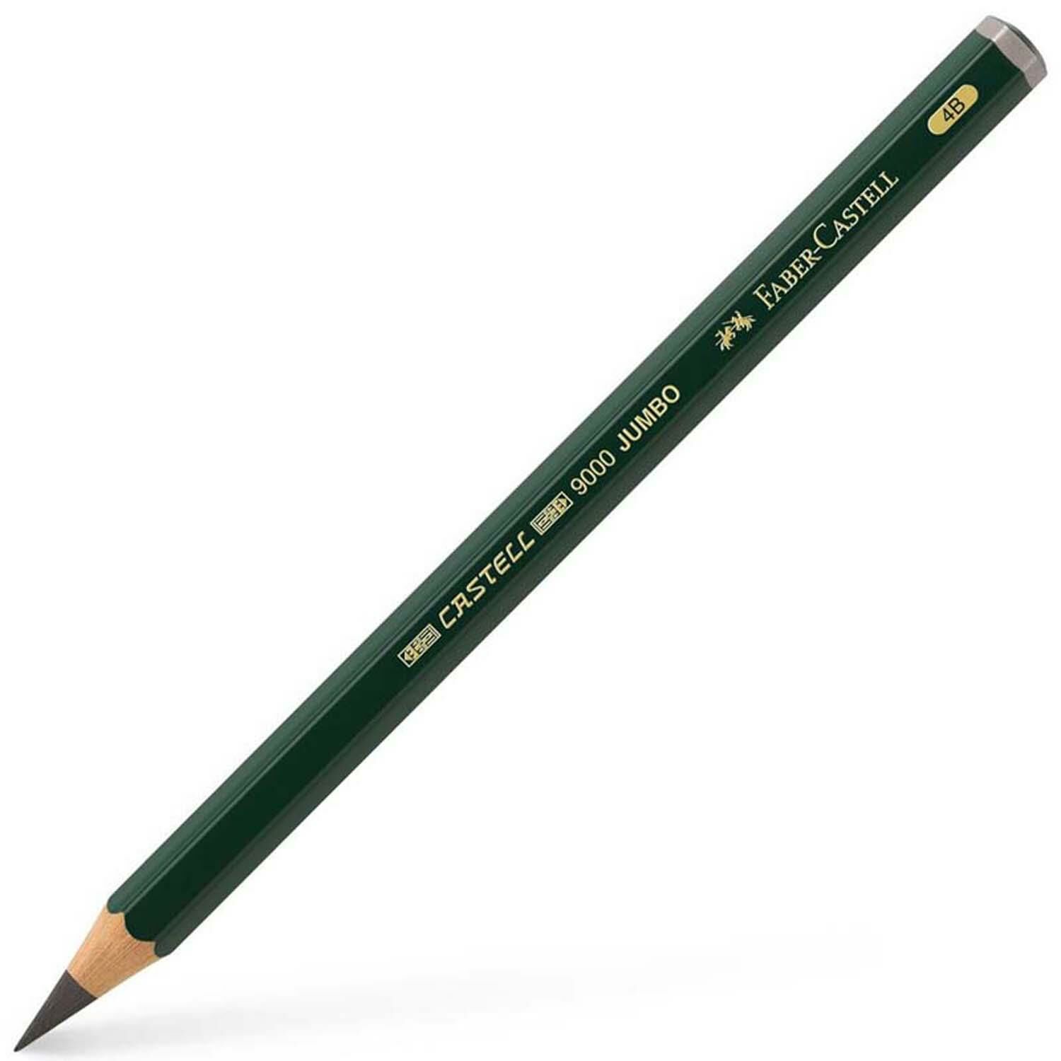 Faber-Castell 9000 Dereceli Jumbo Kurşun Kalem 4B